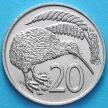 Монета Новой Зеландии 20 центов 1977 год.