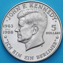 Ниуэ 5 долларов 1988 год. Джон Кеннеди