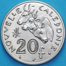 Новая Каледония 20 франков 2009 год.