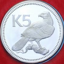 Папуа Новая Гвинея 5 кина 1977 год. Пруф