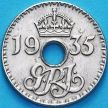 Монета Британская Новая Гвинея 6 пенсов 1935 год.