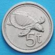 Монета Папуа Новой Гвинеи 5 тойя 1975-1979 год.