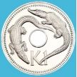 Монета Папуа Новая Гвинея 1 кина 1975 год. Пруф