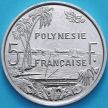 Монета Французская Полинезия 5 франков 1986 год.