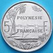 Монета Французская Полинезия 5 франков 2000 год.