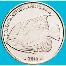 Западное Самоа 10 франков 2018 год. Рыба-Ангел