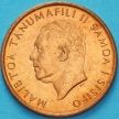 Монета Самоа и Сизифо 1 сене 1967 год. UNC