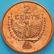 Монета Соломоновы острова  2 цента 1985 год.