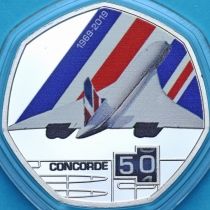 Соломоновы острова 20 центов 2019 год. Конкорд. №8