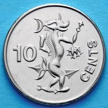 Соломоновы острова 10 центов 2010 год.
