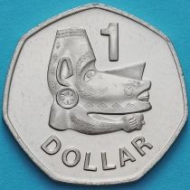 Соломоновы острова 1 доллар 2005 год.