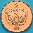 Монета Соломоновы острова  2 цента 2005 год.