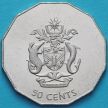 Монета Соломоновы острова 50 центов 2008 год. 