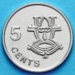 Монета Соломоновых островов 5 центов 1996 год.
