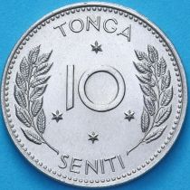 Тонга 10 сенити 1974 год. 