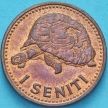 Монета Тонга 1 сенити 1968 год