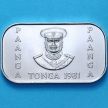 Монета Тонга 1 паанга 1981 год. ФАО.