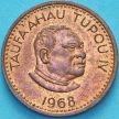 Монета Тонга 1 сенити 1968 год
