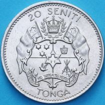 Тонга 20 сенити 1967 год