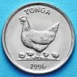 Монета Тонги 5 сенити 1996 год.