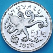 Тувалу 50 центов 1976 год. BU