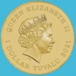 Монета Тувалу 1 доллар 2021 год. Великолепный пёстрый голубь. Буклет
