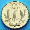 Монета Вануату 100 вату 2002 год