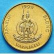 Монета Вануату 2 вату 1999 год.