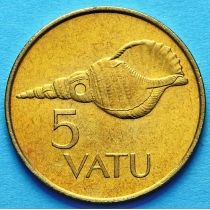 Вануату 5 вату 1990 год.