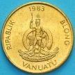 Монета Вануату 1 вату 1983 год.