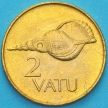 Монета Вануату 2 вату 1983 год.