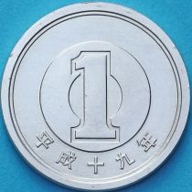 Япония 1 йена 2007 год. BU