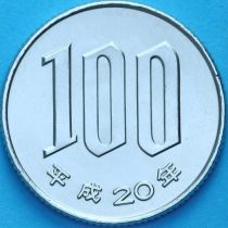 Япония 100 йен 2008 год. BU