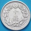 Монета Япония 10 сен 1907 год. Серебро.