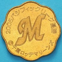 Япония жетон монетного двора 2005 год. Бейсбольная Команда Chiba Lotte Marines