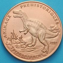 Бенин 200 франков 1994 год. Тираннозавр Рекс