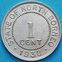 Британское Северное Борнео 1 цент 1938 год. №1