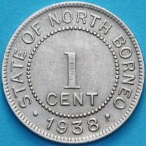 Британское Северное Борнео 1 цент 1938 год. №2