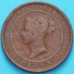 Монета Цейлон 1 цент 1870 год. №2