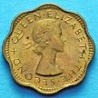 Монета Цейлона 2 цента 1955 год.