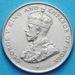 Монета Цейлона 50 центов 1928 год. Серебро.