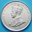Монета Цейлона 50 центов 1929 год. Серебро.