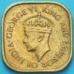 Монета Цейлон 5 центов 1944 год.