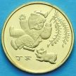 Монета Китай 1 юань 2007 год. Год Свиньи.