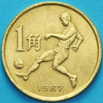 Китай 1 джао 1987 год. Футбол