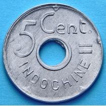 Индокитай Французский 5 сантимов 1943 год