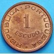 Монета Тимора 1 эскудо 1970 год