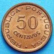 Монета Тимора 50 сентаво 1970 год