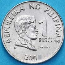 Филиппины 1 песо 2001 год.