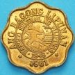 Монета Филиппины 5 сентимо 1981 год.